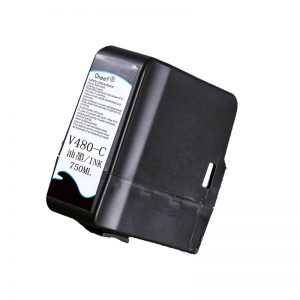 china made alternative V480-C makeup solvent with chip make up cartridge for Videojet inkjet printer