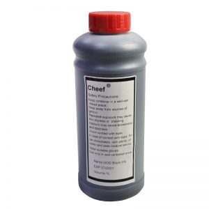 Black ink mixed with water and ethyl butyl ether M210-Q used for Videojet DODlarge font machine