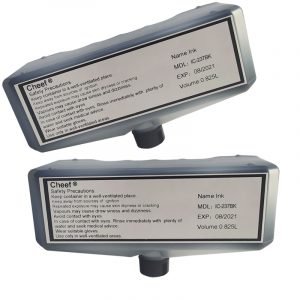 Resistant to fuel and hydraulic ink used for Domino inkjet printer IR-237BK and IC-237BK