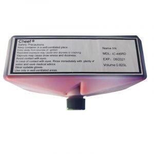 Food red ink (alcohol based) used for Domino inkjet printer IR-446RD and IC-446RD