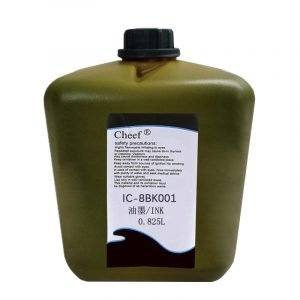 Acetone based black ink  used for Domino inkjet printer IC-8BK001