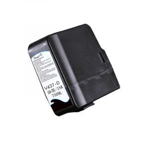 China made alternative Black V437-D makeup solvent with chip make up cartridge  for Videojet inkjet printer