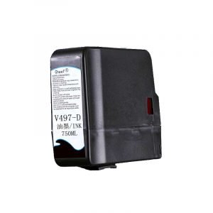 China made alternative Red V497-D makeup solvent with chip make up cartridge  for Videojet inkjet printer