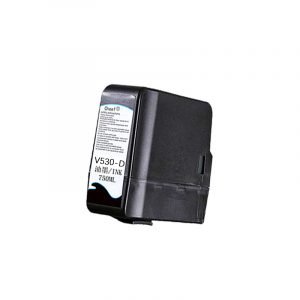 China made alternative Black V530-D  makeup solvent with chip make up cartridge  for Videojet inkjet printer