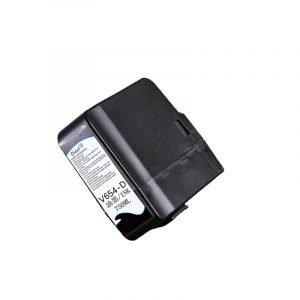 China made alternative Black V654-D makeup solvent with chip make up cartridge  for Videojet inkjet printer