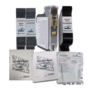 Original Videojet WLK660082A Ink Cartridge – 42ml Black Ink for TIJ Printers (M610 / 8520 Series)